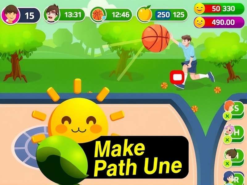 Basket Blitz Mango Madness Game Screenshot